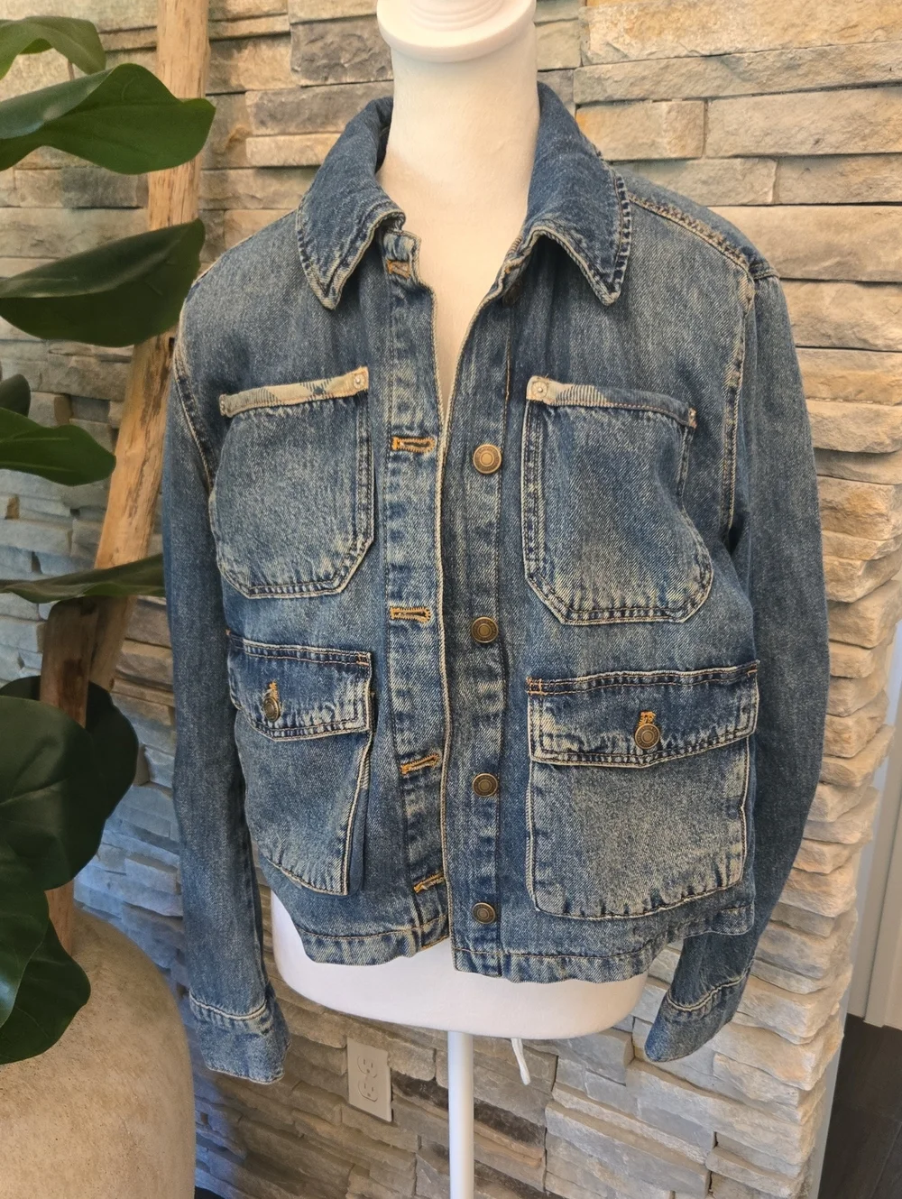 Free People We The Free Dani Denim Jacket